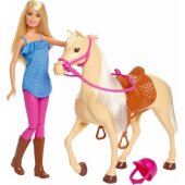 Barbie arklio ir lėlės rinkinys - FXH13