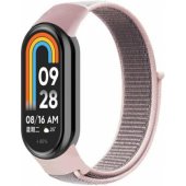 Mi Band 8 / 9/ NFC nailoninis kilpinis dirželis, rožinis