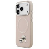 Karl & Choupette Pins MagSafe Case iPhone 17 Pro Pink