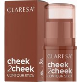 Claresa Cheek 2 Cheek bronzanto lazdelė 02 Milk Cho
