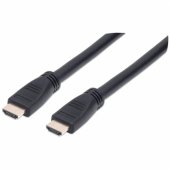 Manhattan monitoriaus kabelis HDMI/ HDMI V2.0 M/ M Ethernet CL3 10m juodas