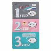 Holika Holika veido kaukė Pig Nose 3 Step Kit
