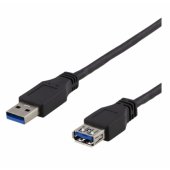 Ilginamasis laidas USB-A 3.1 3 m juodas