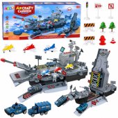 Military Set Aircraft Carrier Military Base Fighters Vehicles Lights S