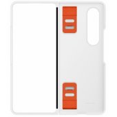 "Silicone Grip Cover for Galaxy Z Fold 4" White