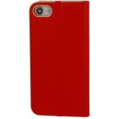 Knygelės tipo dėklas su rėmeliu Xiaomi Redmi 10A, raudonas