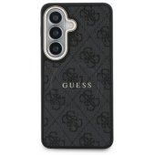 PU Leather 4G Gold Frame Magnetic Case Galaxy S26 Black
