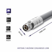 "LoRa" antena 10dBi, lauko