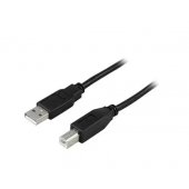Cable USB-A 2.0 USB-B 2.0 1m black