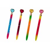 Diamond tušinukas, blizgus mėlynas, 0,7 mm užpildas, Mix