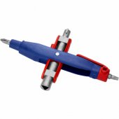 KNIPEX elektros spintos raktu 00 11 07, galvutinis raktas (mėlynas/ raudonas, lengt