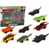 Set of springs, Dinosaurs, Colorful cars, 8 pieces