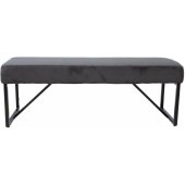 Bench MYLA žalsvai pilkas velvetas