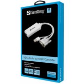 508-78 VGA+garso į HDMI keitiklis