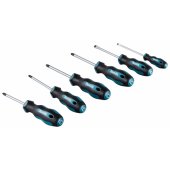 Makita atsuktuvų rinkinys E-10528, 6 vnt. (juodas/ mėlynas, ergonomiškas, gumin