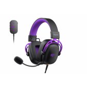 Ausinės H2002C+U juoda/ violetinė