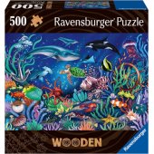Ravensburger medinė dėlionė Po jūra (505 detalės)