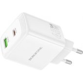 BN30 GaN USB-A/ C QC 3.0 PD 45W White