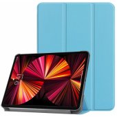 Tris kartus sulankstomas ekologiškos odos dėklas-stovas Xiaomi Redmi Pad 10.6®® dangaus žydrumo