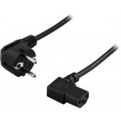 Power Cable CEE 7/ 7 to IEC 60320 C13 0,5m Black