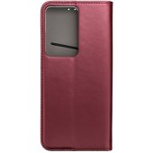 Smart Magneto Book Case Oppo A5 4G/ A5 5G Burgundy