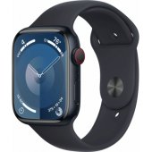 Watch Series 9 Cellular 45 mm nakties juodumo/ nakties juodumo sportinė apyrankė - M/ L