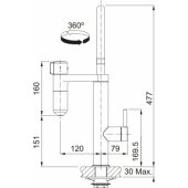 Vital Capsule Filter 3-in-1 J-Spout CH 120.0621.229