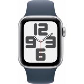 Watch SE 2 Cellular 44mm sidabrinis aliuminis/ Storm Blue Band M/ L