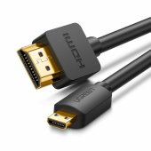 Micro HDMI - HDMI Cable 4K 3D 2m Black