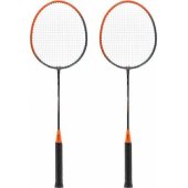 Nils Extreme NRZ005 STEEL / BADMINTONO RINKINYS 2 RAKETĖS + DĖKLAS