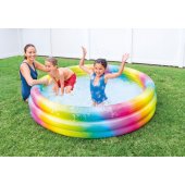 Rainbow Ombre Pool 3-Ring