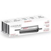 Vandeniui atsparus LED maitinimo šaltinis 24V, 4.16A, 100W, IP67