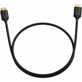 HDMI 2.0 cable 4K 60 Hz 3D HDR 18 Gbps 1m Black