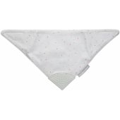 Cloth Bib with Teether 26/ 902 Grey