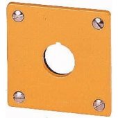 Eaton įleidžiamoji priekinė plokštelė, 1 anga, geltona, 22 mm M22-EY