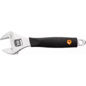 Neo seamed type adjustable wrench 28 x 200mm rubber handle (03-028)