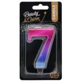Cake Candle topper Number 7