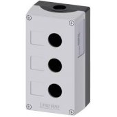Siemens 3 angų kasetės korpusas 22 mm juodai pilkas M20 (3SU1803-0AA0)