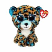 Meteor pliušinis leopardas, kobalto mėlynumo, 15 cm