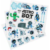 Astro Bot vinilinių lipdukų rinkinys