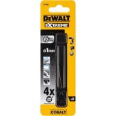 Dewalt Dewalt kobalto grąžtai HSS E kobalto 1.0mm (2 vnt.)