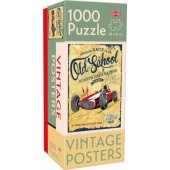 Tactic Puzzle 1000 Vintage Old School Gear Racers