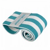 Fitneso ir Crossfit guminė pasipriešinimo juosta 40x7,6cm turkio spalvos
