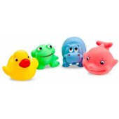 Tullo bath toy 4 pieces animals - AM 034A