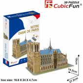 Cubicfun 3D dėlionė – Paryžiaus Dievo Motinos katedra (GXP-641767)