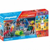 PLAYMOBIL 71468 My Figures: Fire department, construction toy