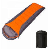Sleeping bag Orange/ grey