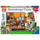 Dėlionė 3X49 44 Cats