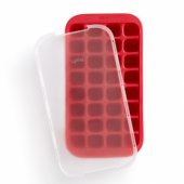 Industrial ice cube tray with lid Red