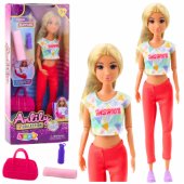 Anlily Yoga Doll Exercise Mat Bottle Bag Movable Limbs